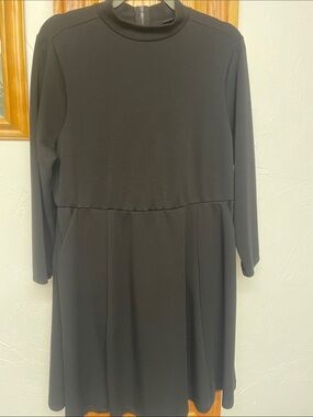 torrid Black Long-Sleeve A-Line Dress L36
